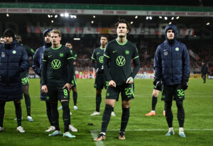 Jonas Wind er blevet bænket for Wolfsburg i Bundesligaen.