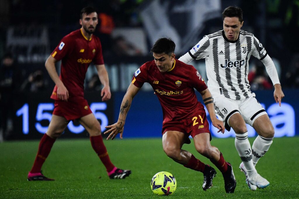 AS Roma slog Juventus 1-0 i Serie A.