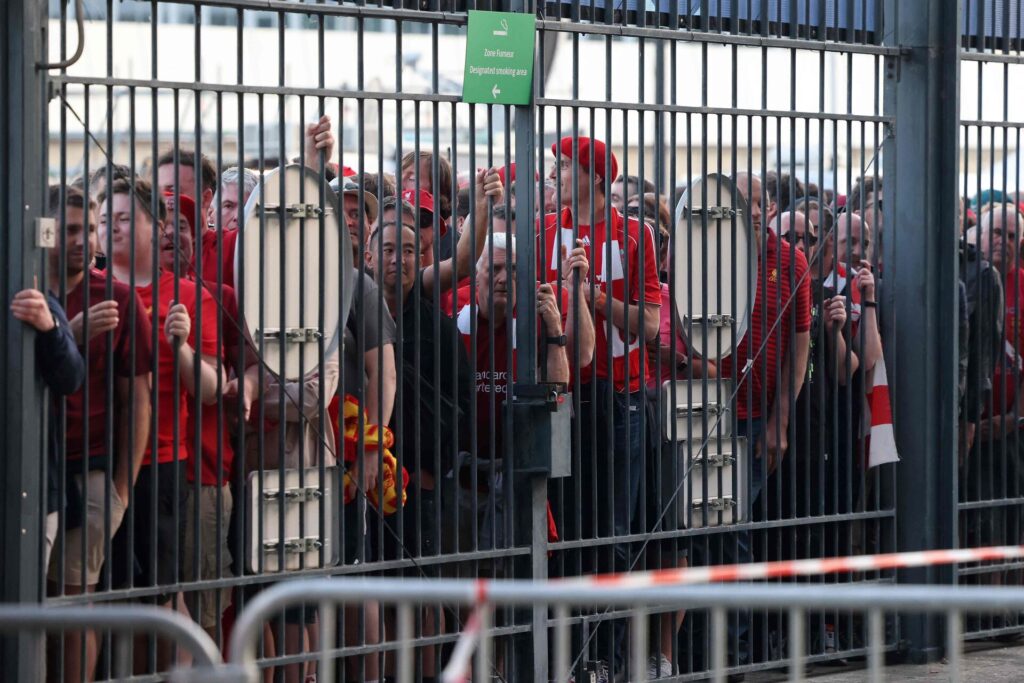 Liverpool-fans før Champions League-finalen i Paris.