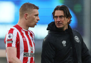 Thomas Frank og Brentford tabte lørdag eftermiddag til Everton i Premier League, og dermed blev der sat en stopper for deres imponerende stime.