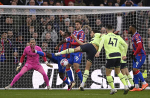 Joachim Andersen og Crystal Palace mod Manchester City