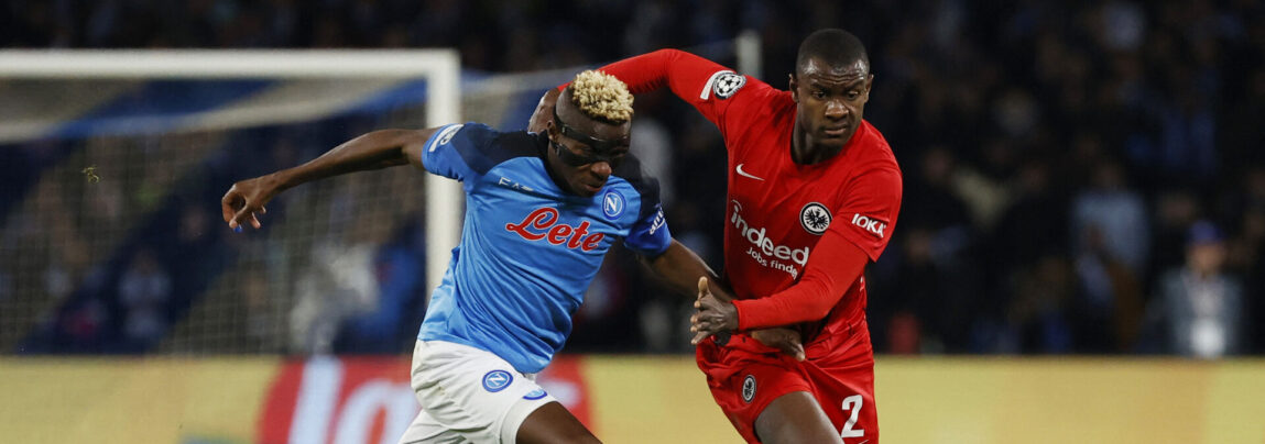 Mål og highlights Napoli-Frankfurt, højdepunkter Champions League.