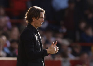 Thomas Frank favorit til at overtage managerposten i Tottenham.