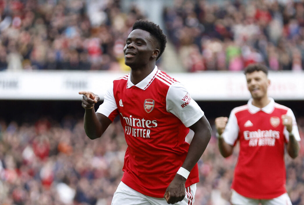 Bukayo Saka bliver efter sigende den bedst betalte spiller i Arsenal. Bukayo Saka løn.