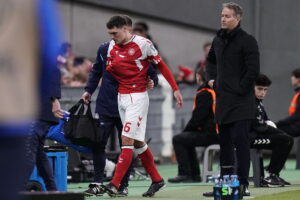 Andreas Christensen skade, Danmark-Finland, Parken.