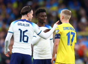Bukayo Saka, England, Arsenal, Oleksandr Zinchenko, Ukraine, Premier League.