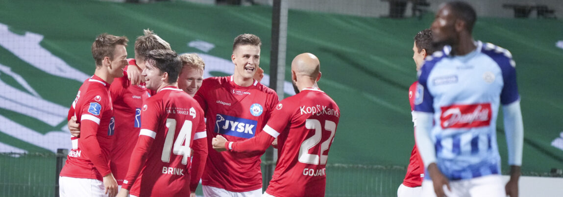 Sebastian Jørgensen bliver sparet til pokalopgøret mod Sønderjyske.