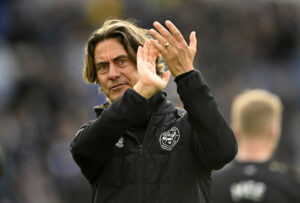 Bryan Mbeumo storroser Thomas Frank og kalder Brentford for en familie