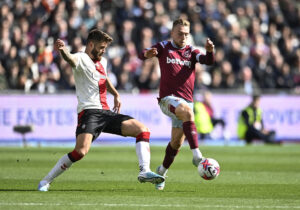 Mål og Highlights fra kampen i Premier League mellem West Ham og Southampton den 2. april 2023.