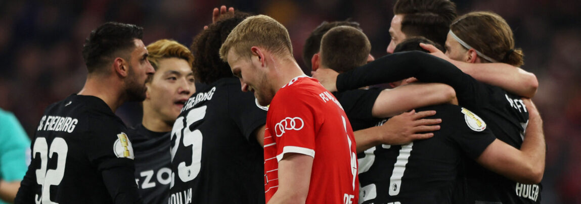 Bayern tabte højest overraskende til Frieburg i DfB pokal