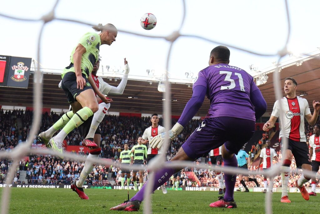 Se mål og highlights fra Premier League-kampen mellem Southampton og Manchester City, hvor Erling Haaland er kommet på tavlen.