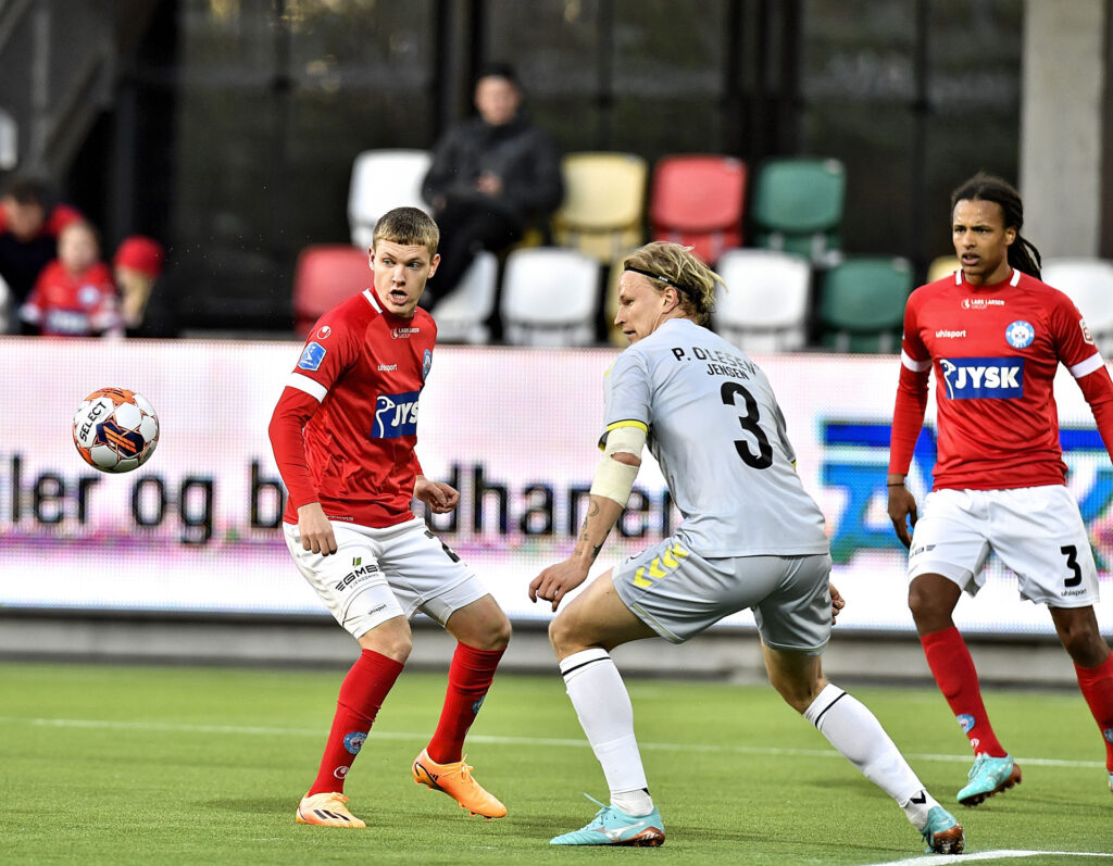 Superligaen, Silkeborg - AC Horsens, Magnus Jensen.