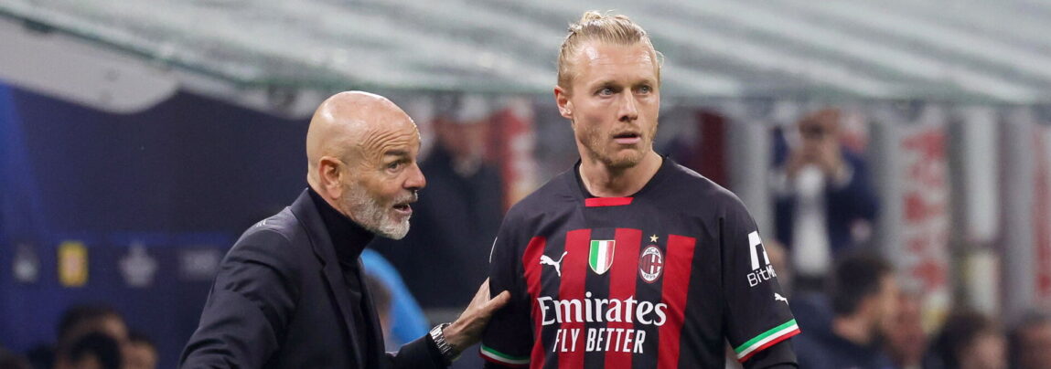 AC Milans danske forsvarsspiller, Simon Kjær, var godt tilfreds efter 1-0-sejren over Napoli i Champions Leagues kvartfinalen på San Siro.