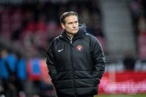 Thomas Thomasberg spår en vanskelig opgave ude mod Horsens søndag.