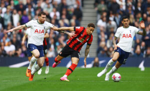 Højbjerg og Tottenham er i aktion mod Bournemouth lørdag.