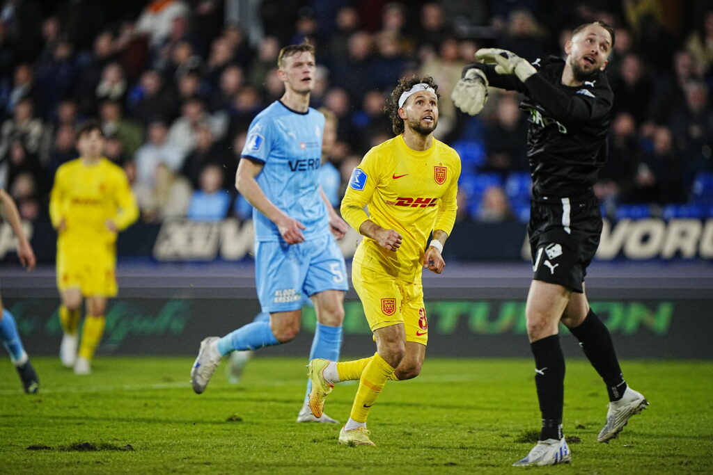 Emiliano Marcondes chipper FC Nordsjælland på 1-1 mod Randers.