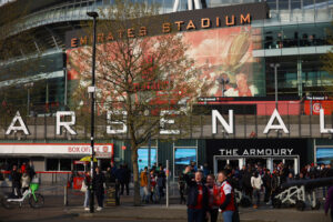 Arsenal-fans karantæner.