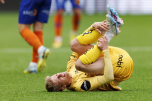 Bodø/Glimt tabte lørdag hjemme til danskerklubben Brann , og ALbert Grønbæk måtte udgå med en ankelskade inden pausen.