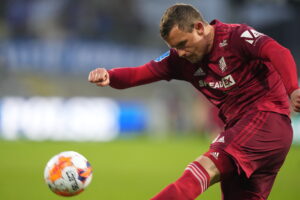 Lyngby-forsvarer Andreas Bjelland var kampen taget i betragtning tilfreds med et point efter 2-2 på udebane mod OB.