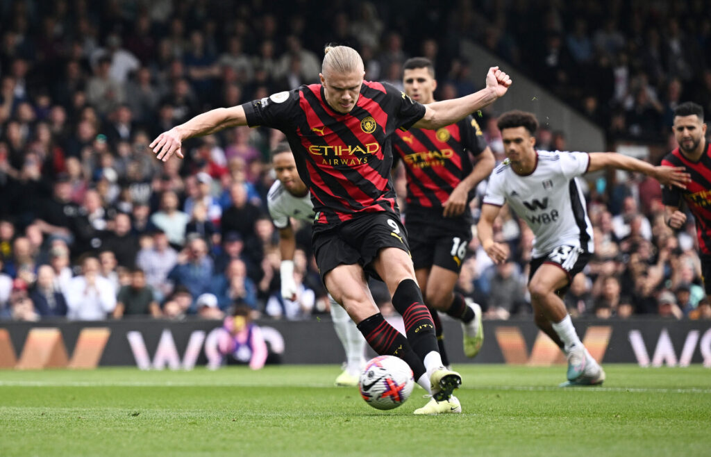 Mål og Highlights fra kampen i Premier League mellem Fulham og mestrene fra Manchester City.