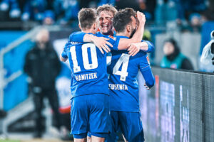 Mikkel Kaufmann blev matchvinder for Karlsruher, der vandt 0-1 ude over Nürnberg i 2. Bundesligaen.