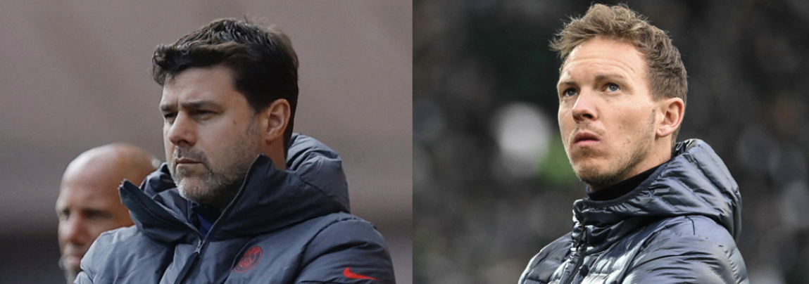 Både Pochettino og Nagelsmann sættes nu i forbindelse med det ledige trænersæde i Chelsea.