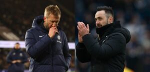 Brighton-manager Roberto de Zerbi takker Graham Potter for den trup, han overtog fra den nu fyrede Chelsea-manager.