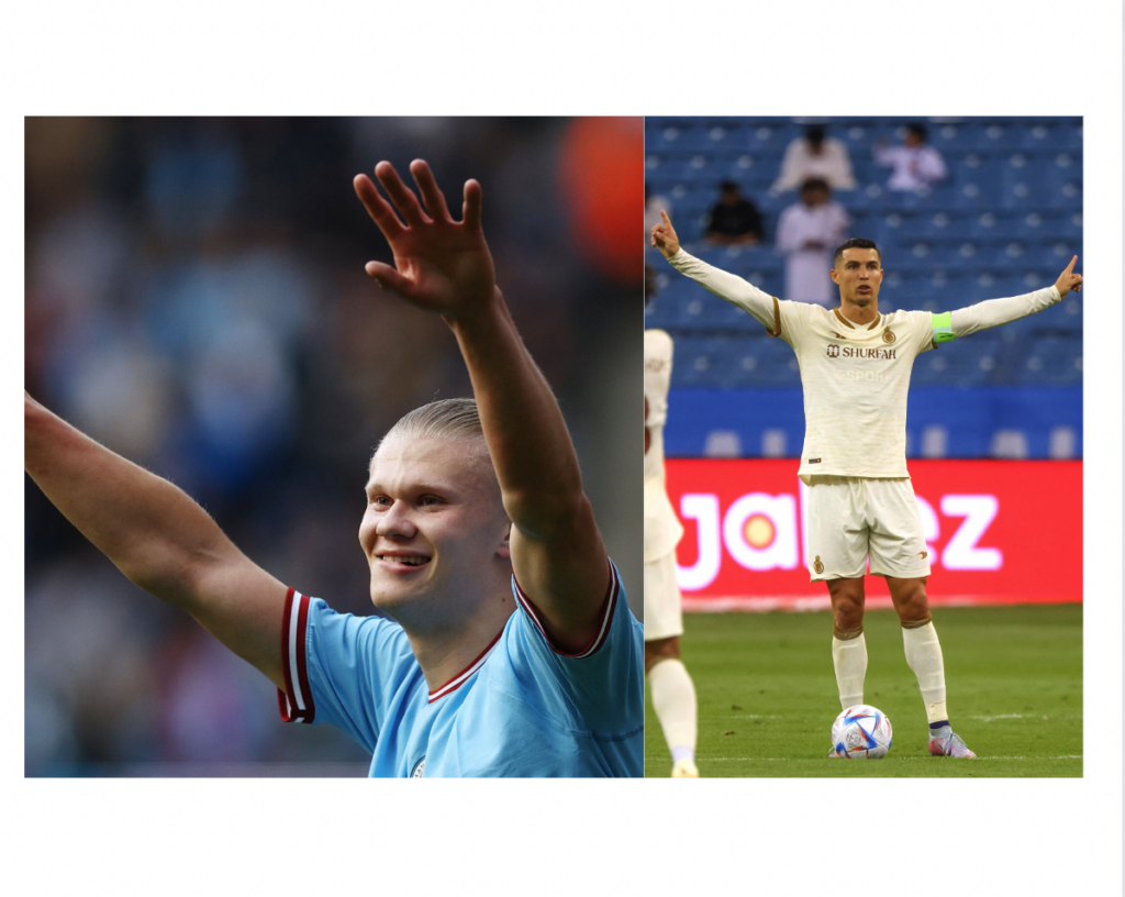 Erling Haaland, Cristiano Ronaldo, Champions League