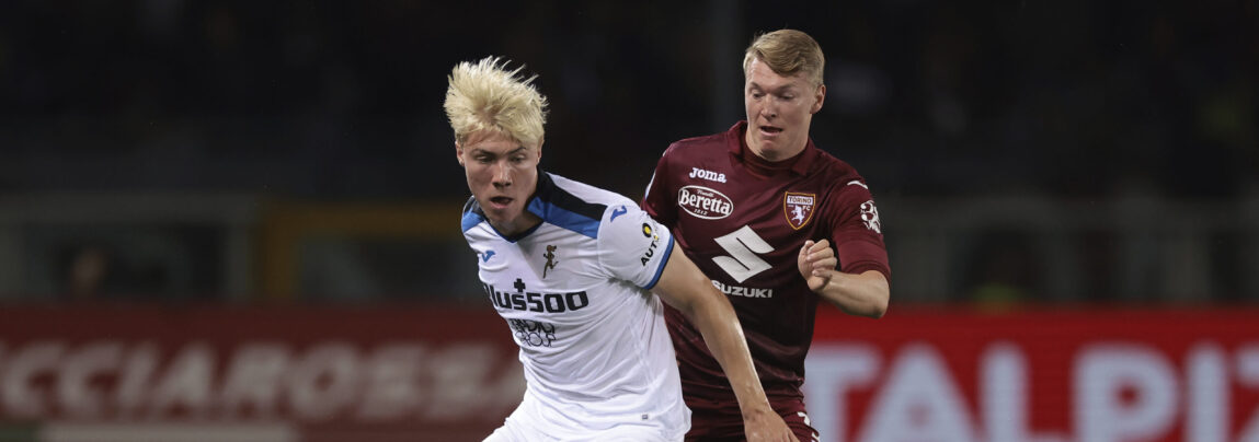 Rasmus Højlund er tvivlsom til opgøret mod Juventus.