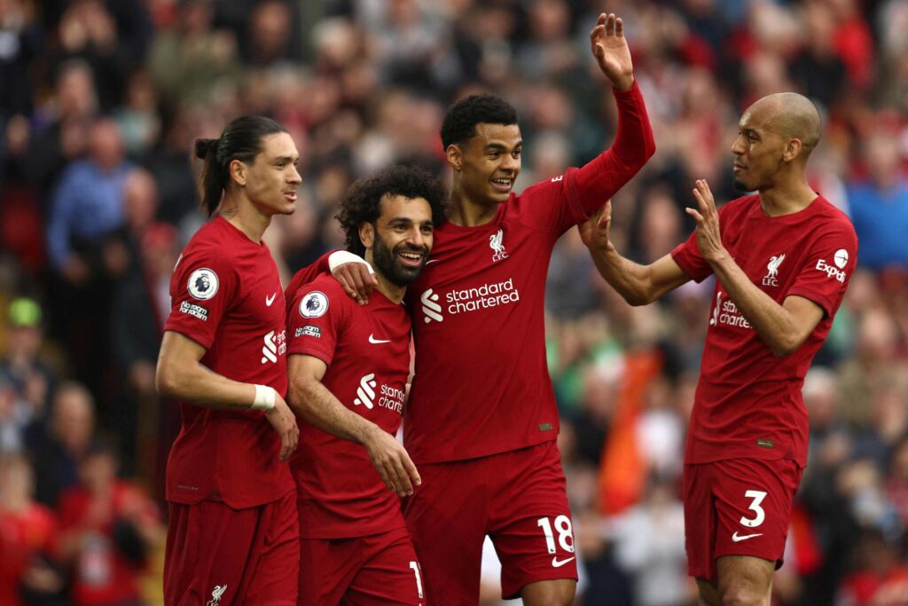 Se mål og highlights fra Premier League-kampen mellem Liverpool og danskerklubben Brentford.