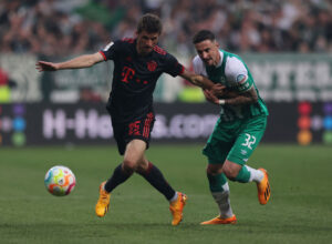 Bayern München sejrede med 1-2 ude mod Werder Bremen.