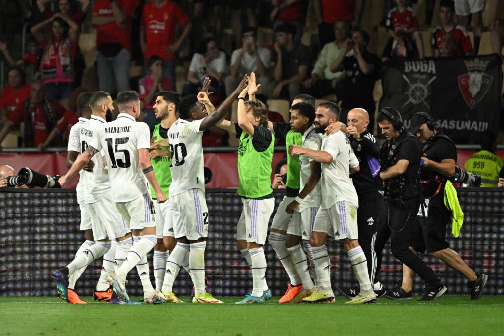 Real Madrid slog Osasuna i Copa del Rey-finalen.