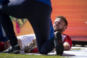 AaB-backen Kristoffer Pallesen har revet sin akillessene over, og dermed er højrebacken ude på ubestemt tid.