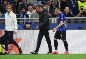 Henrikh Mkhitaryan skadet Inter Champions League-finale