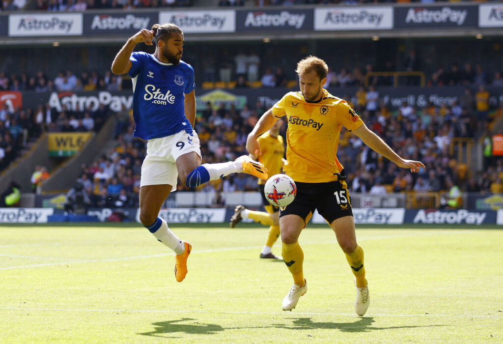 Se mål og highlights fra Premier League-kampen mellem Wolves og Everton.