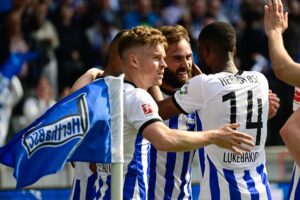 Hertha Berlin lever fortsat i Bundesligaen efter sejr mod Bochum.