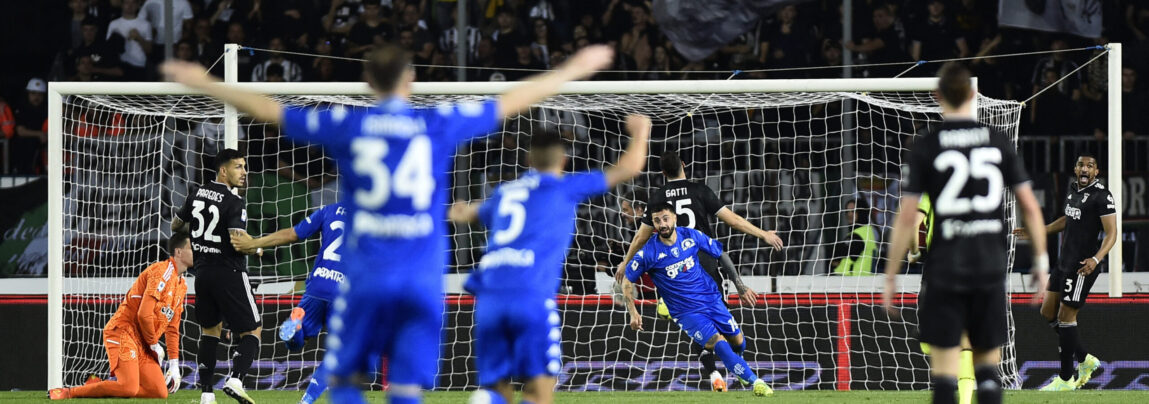 Empoli slår Juventus med 3-1.