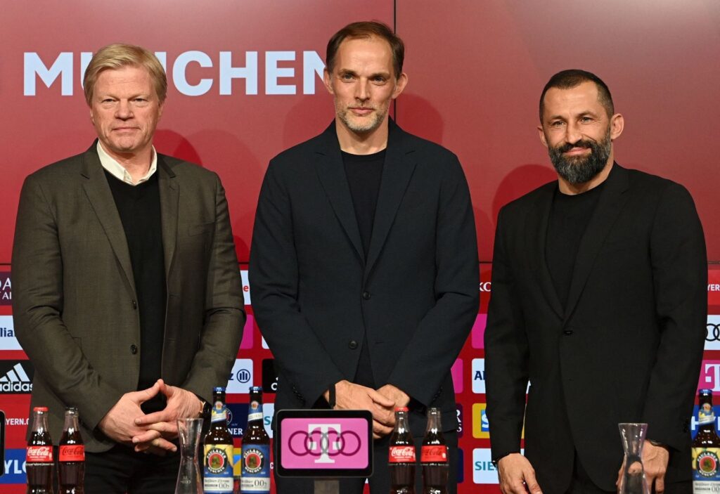 Thomas Tuchel kan også være fortid i Bayern, da han i foråret blev ansat af de to nu fyrede direktører Oliver Kahn og Hasan Salihamidzic.