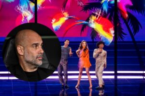 Manchester City-manager Pep Guardiola er træt af, at holdets kamp mod Everton er flyttet som følge af Eurovision Song Contest.