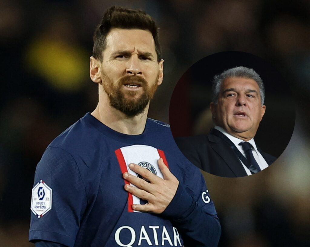 FC Barcelona-præsident Joan Laporta har genoprettet forholdet til Lionel Messi, som vil tilbage til Barca.