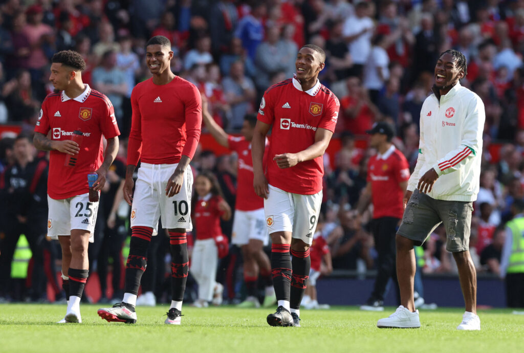 Manchester United-angriberen Anthony Elanga kan være på vej væk fra klubben, og Emil Forsberg gør sit for at lokkel ham til RB Leipzig.