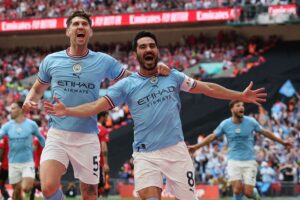 Manchester City vandt lørdag eftermiddag FA Cup-finalen, da de på Wembley besjerede lokalrivalerne fra Manchester United.