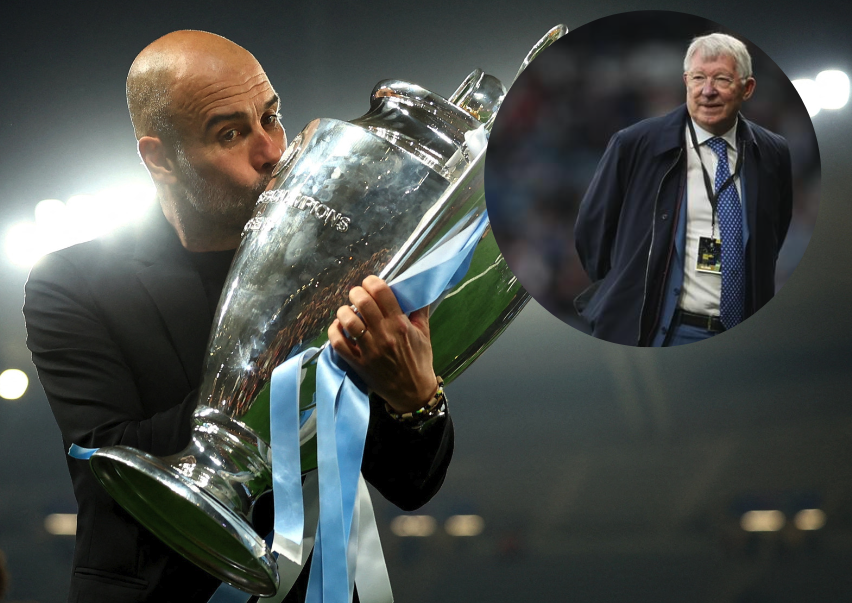 Pep Guardiola fik en hilsen fra Alex Ferguson inden CL-finalen.