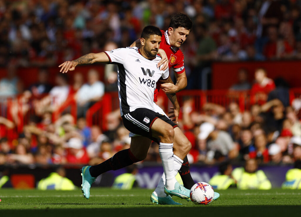 Aleksandar Mitrovic raser på sin klub Fulham.