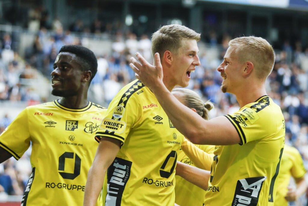 Jeppe Okkels scorede to mål for Elfsborg