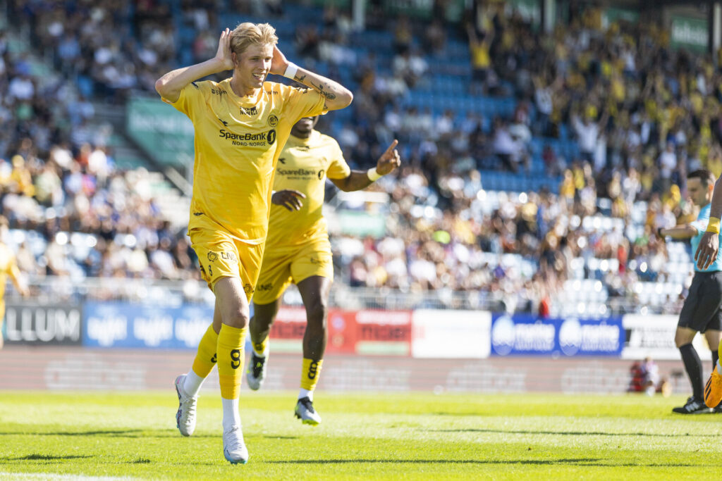 Den tidligere AGF'er Albert Grønbæk spillede en hovedrolle, da Bodø-GLimt vandt over Sandefjord.