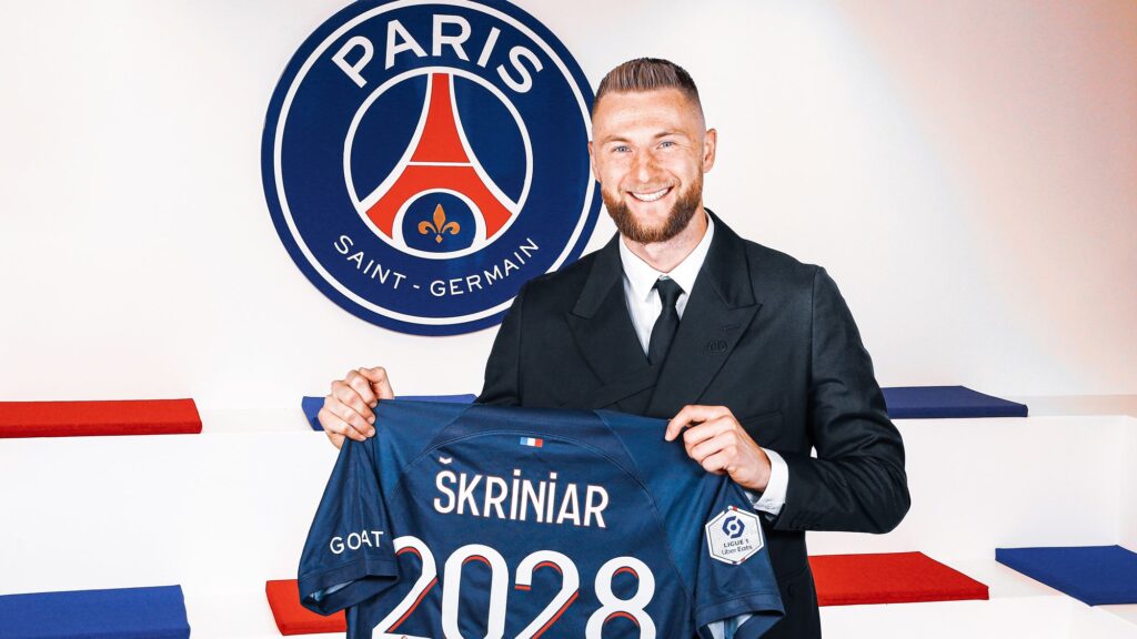 De franske mestre fra Paris Saint-Germain har netop præsenteret slovakiske Milan Skriniar som ny spiller i klubben.