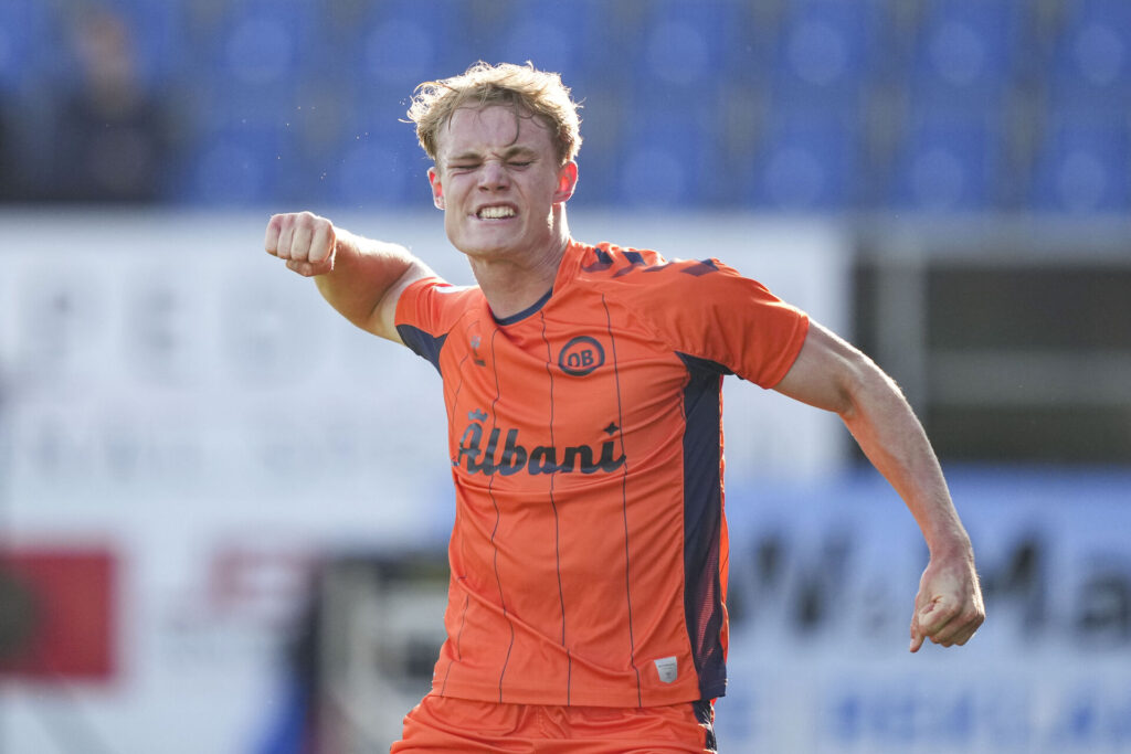 Max Fenger blev dobbelt målscorer, da Mjällby vandt 3-0 over Varbergs BoIS.