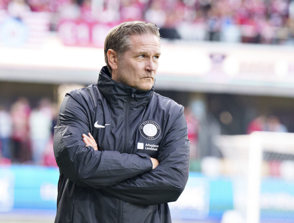 Thomas Thomasberg var skuffet over FC Midtjyllands nederlag til Progres Niederkorn torsdag.