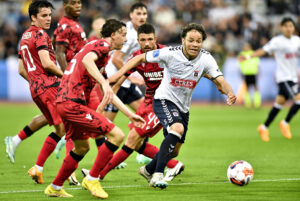 Mikael Andersson var tilfreds med præstationen i returopgøret mod Club Brügge i Conference League.